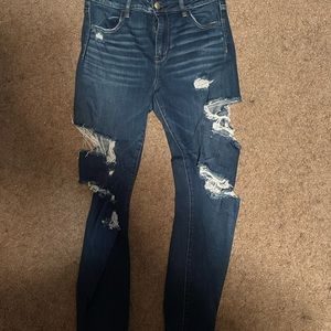 American Eagle ripped jeans